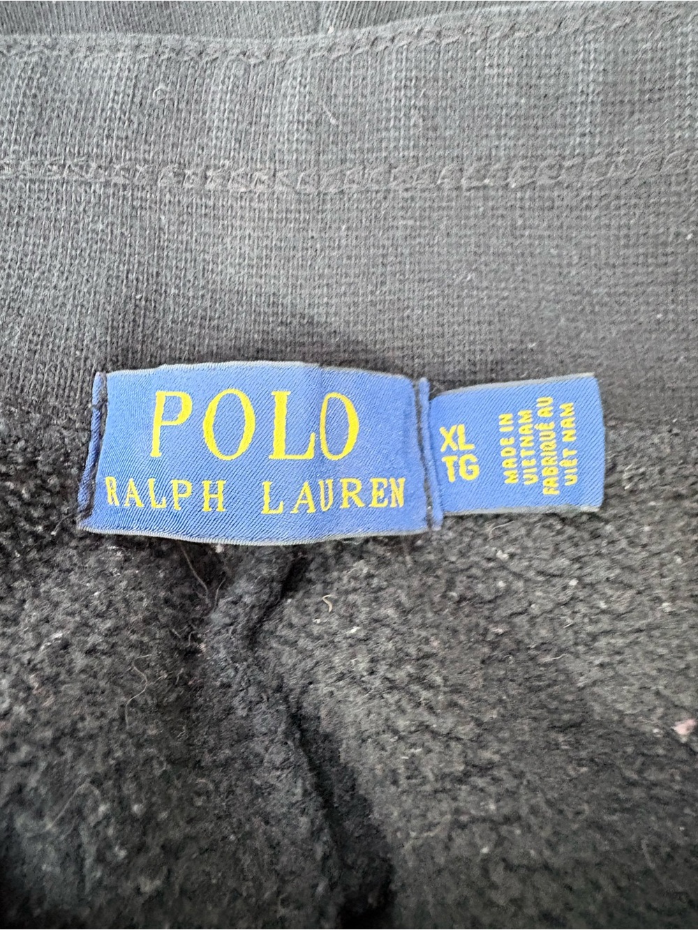 Polo by Ralph Lauren Black Cotton-Blend Jogger Pants - Picture 4 of 4